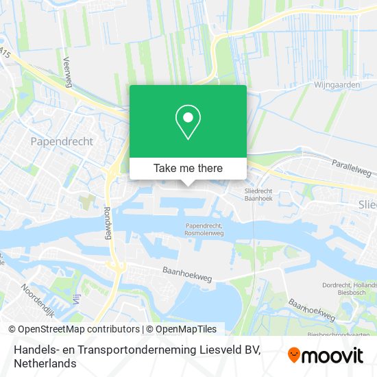 Handels- en Transportonderneming Liesveld BV map