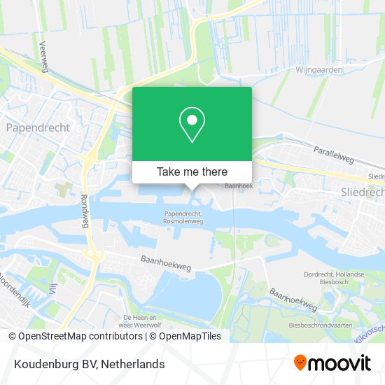Koudenburg BV map