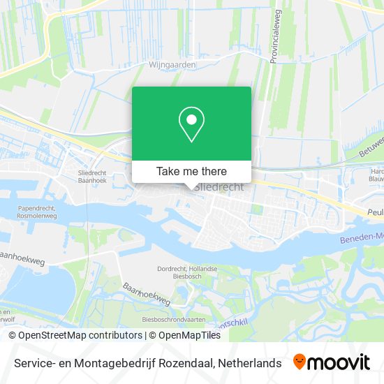 Service- en Montagebedrijf Rozendaal map