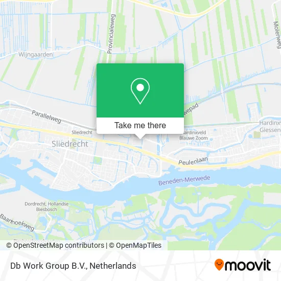 Db Work Group B.V. map