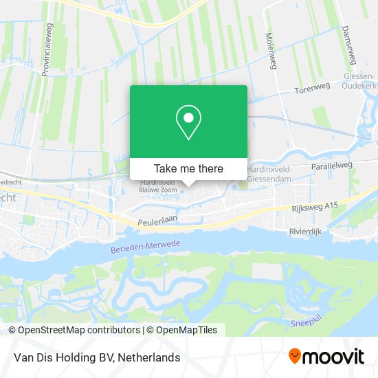 Van Dis Holding BV map