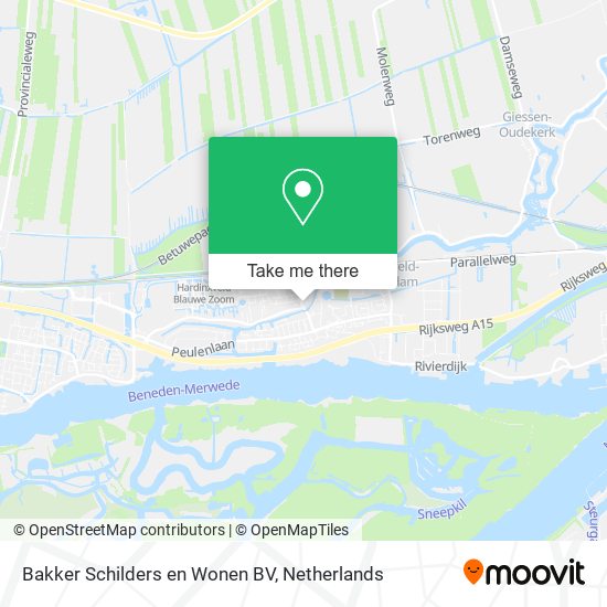 Bakker Schilders en Wonen BV Karte