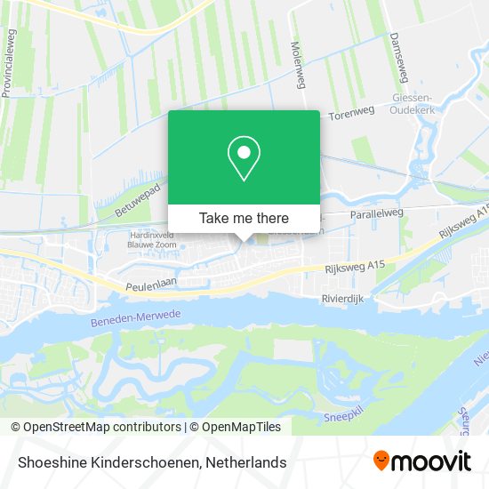 Shoeshine Kinderschoenen map