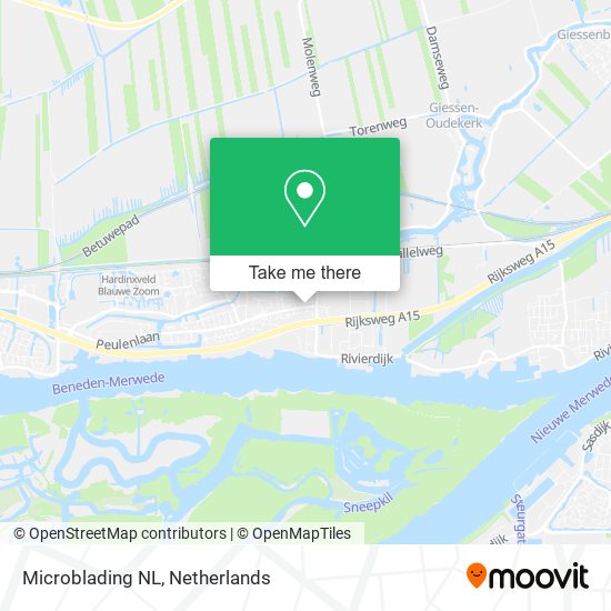 Microblading NL map