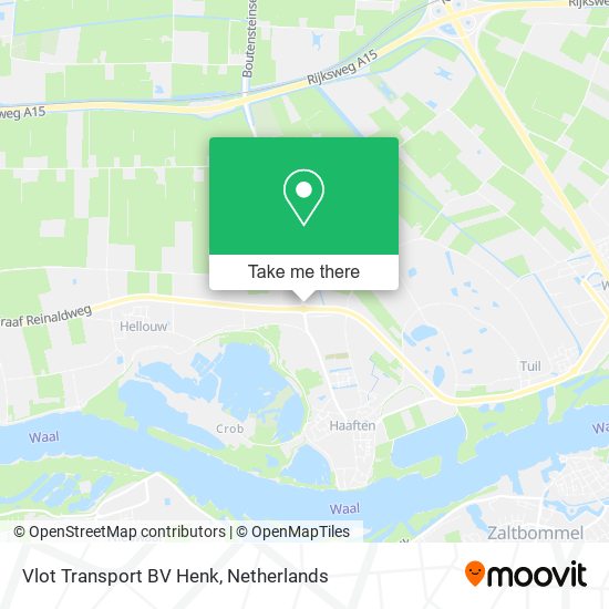 Vlot Transport BV Henk map