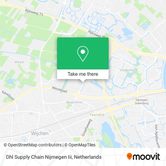 Dhl Supply Chain Nijmegen Iii map