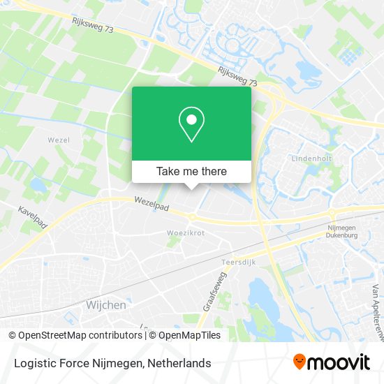 Logistic Force Nijmegen Karte