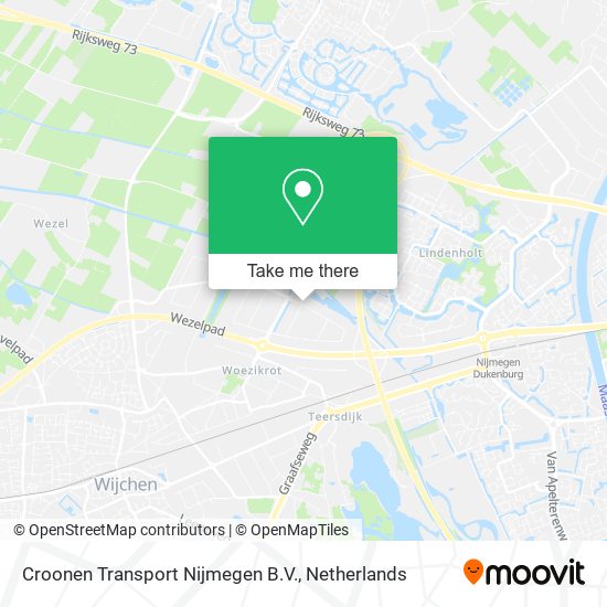 Croonen Transport Nijmegen B.V. map