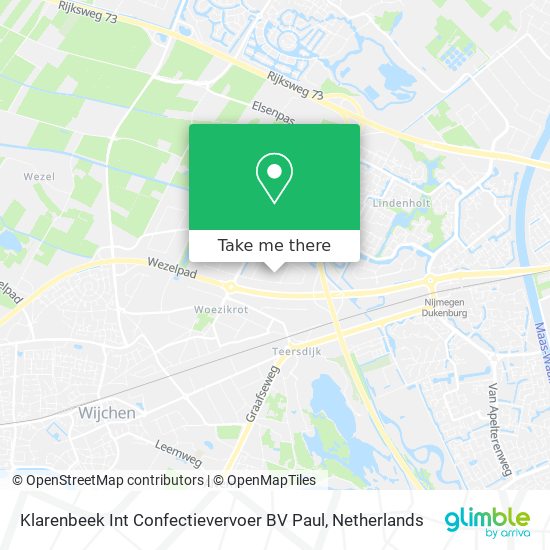 Klarenbeek Int Confectievervoer BV Paul map