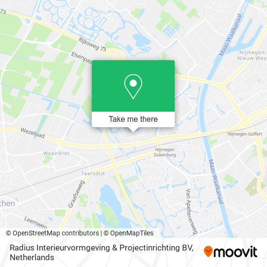 Radius Interieurvormgeving & Projectinrichting BV map