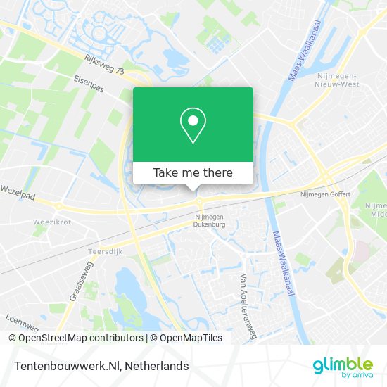 Tentenbouwwerk.Nl map