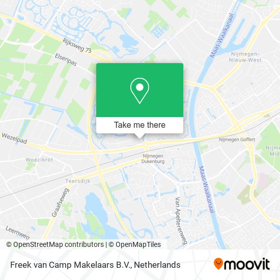 Freek van Camp Makelaars B.V. map