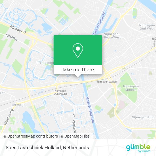 Spen Lastechniek Holland map