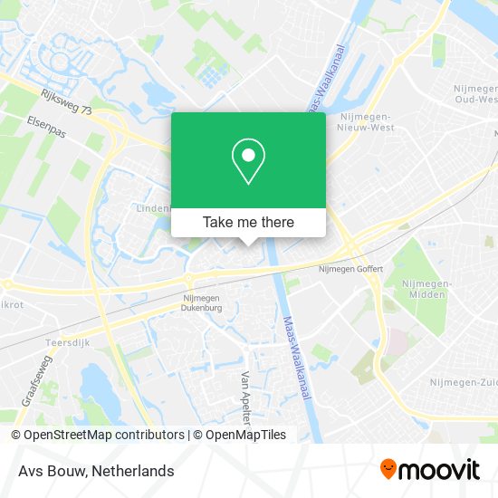 Avs Bouw map