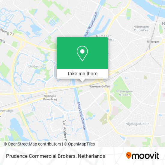 Prudence Commercial Brokers map