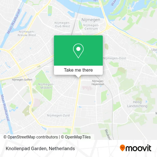 Knollenpad Garden map