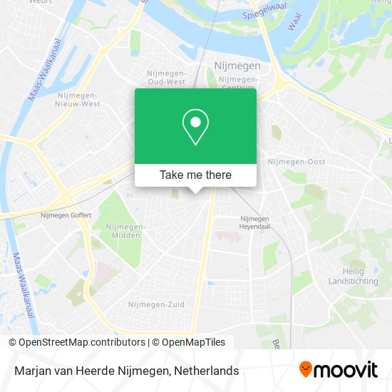 Marjan van Heerde Nijmegen map