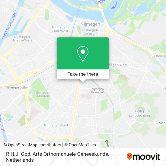 R.H.J. God, Arts Orthomanuele Geneeskunde map