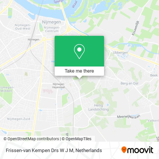 Frissen-van Kempen Drs W J M map