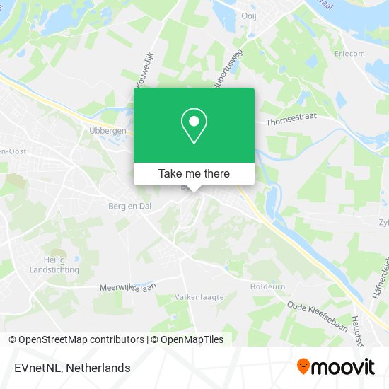 EVnetNL map