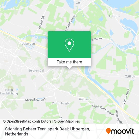 Stichting Beheer Tennispark Beek-Ubbergen Karte