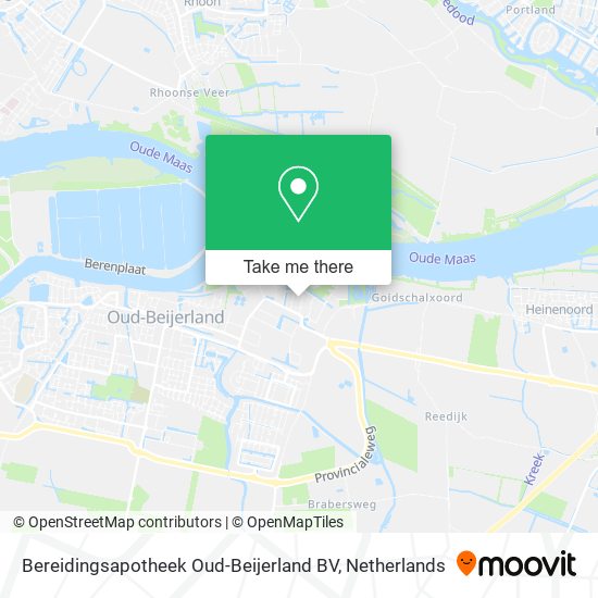 Bereidingsapotheek Oud-Beijerland BV map