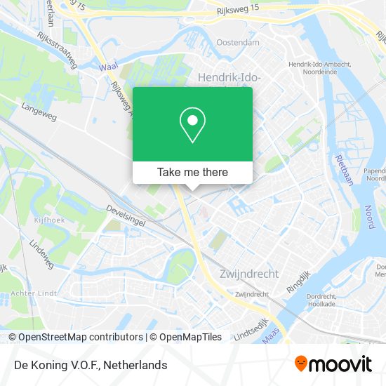 De Koning V.O.F. map