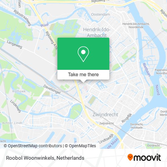 Roobol Woonwinkels map