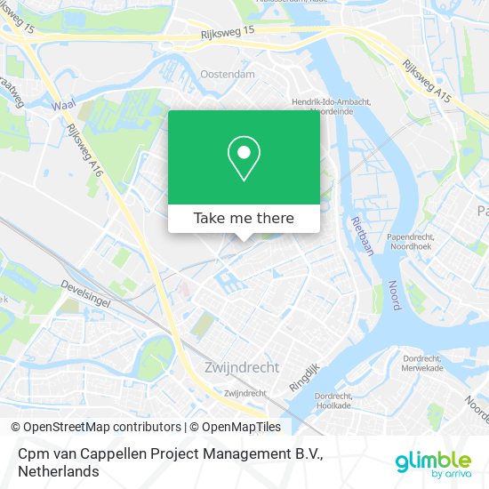 Cpm van Cappellen Project Management B.V. map