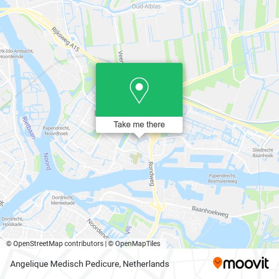 Angelique Medisch Pedicure map