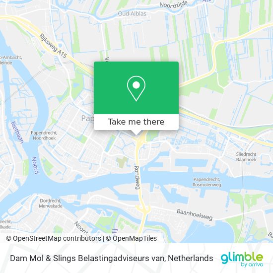 Dam Mol & Slings Belastingadviseurs van map