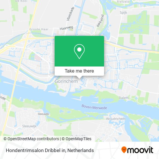 Hondentrimsalon Dribbel in map