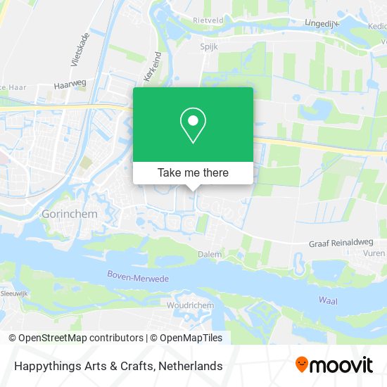 Happythings Arts & Crafts map