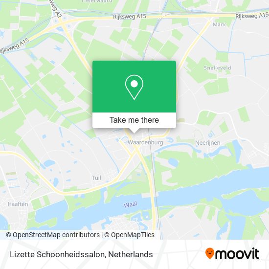 Lizette Schoonheidssalon map