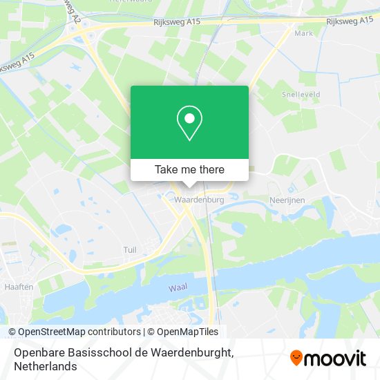 Openbare Basisschool de Waerdenburght map