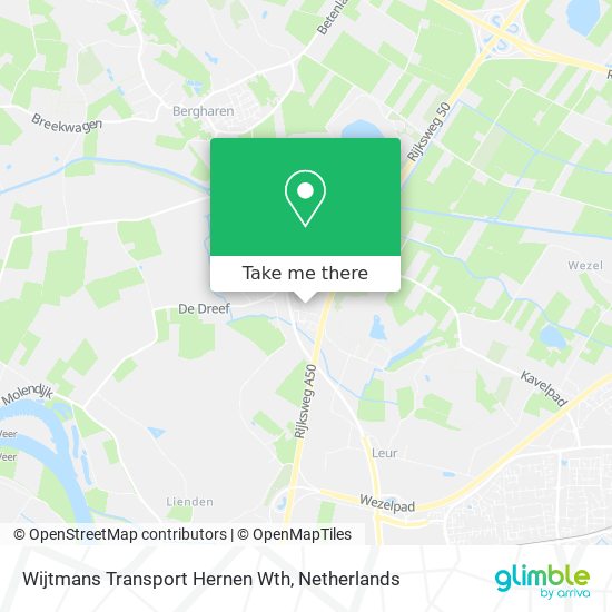 Wijtmans Transport Hernen Wth map