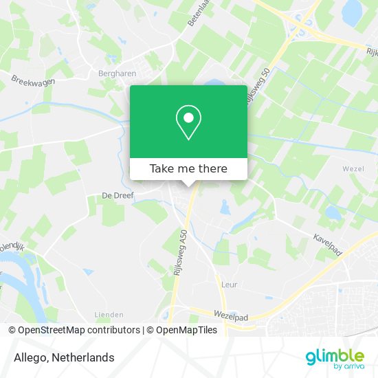 Allego map