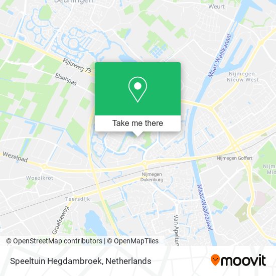 Speeltuin Hegdambroek map