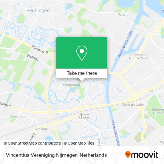 Vincentius Vereniging Nijmegen map