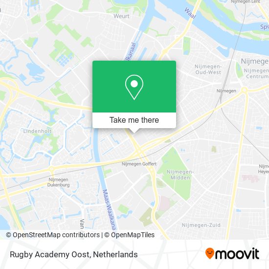 Rugby Academy Oost map