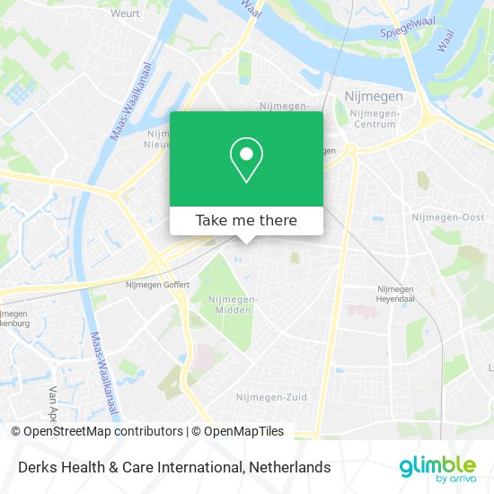 Derks Health & Care International map