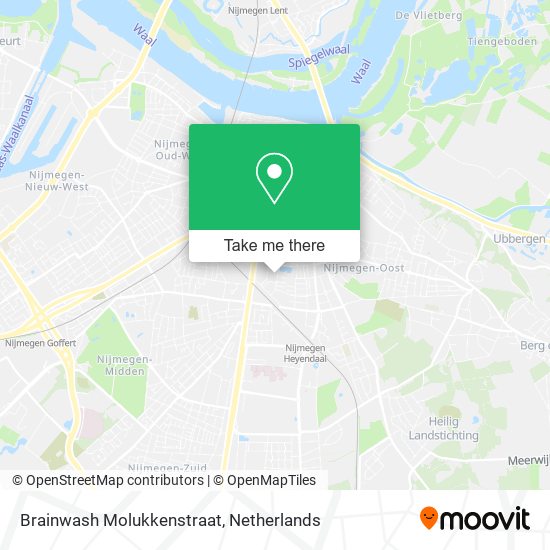 Brainwash Molukkenstraat map