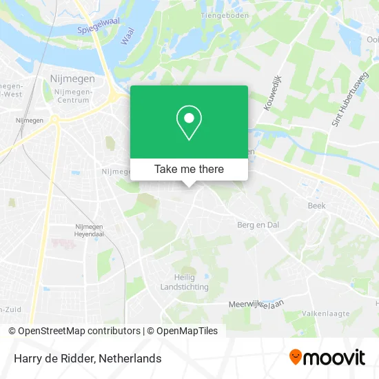 Harry de Ridder map