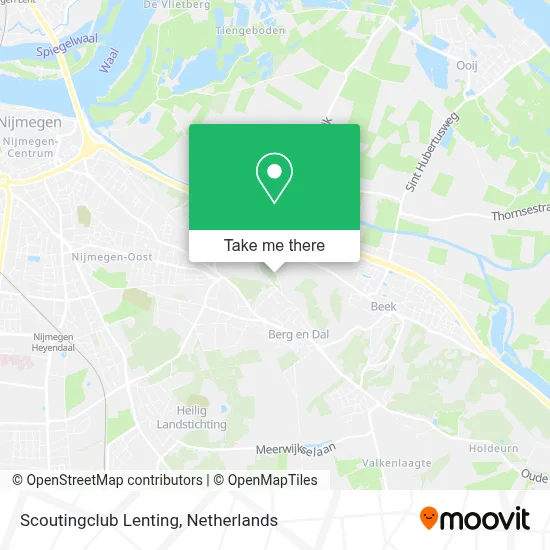 Scoutingclub Lenting map