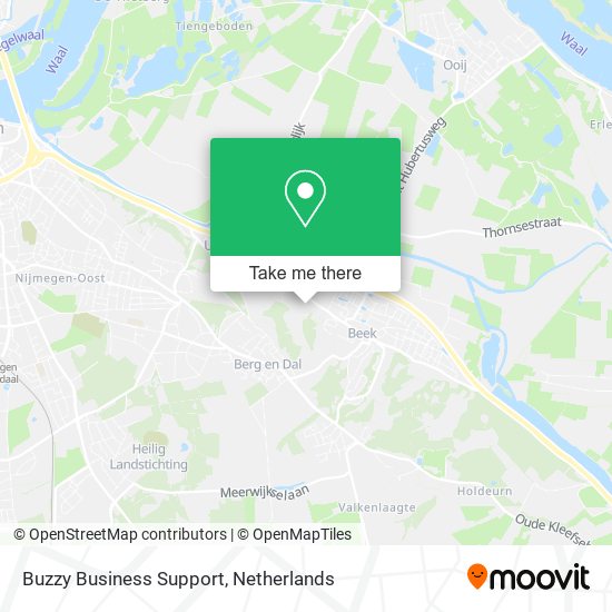 Buzzy Business Support map