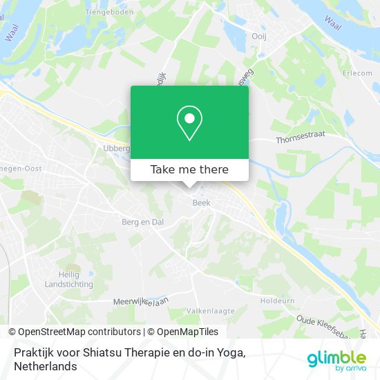 Praktijk voor Shiatsu Therapie en do-in Yoga map