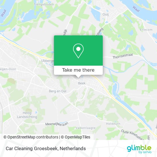 Car Cleaning Groesbeek map