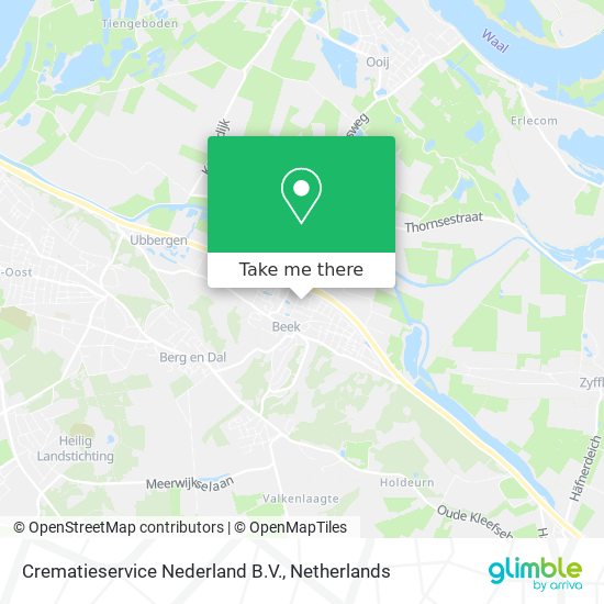 Crematieservice Nederland B.V. map