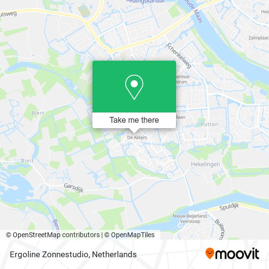 Ergoline Zonnestudio map