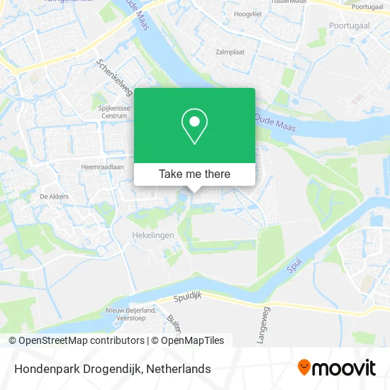 Hondenpark Drogendijk map